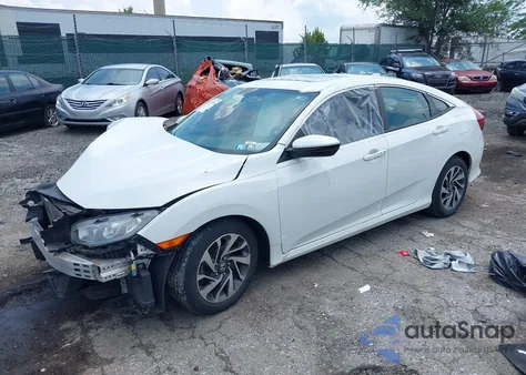 2017 Honda Civic Ex из США, поврежденный, VIN 2HGFC2F77HH571320